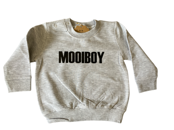 Sweater mooiboy licht grijs