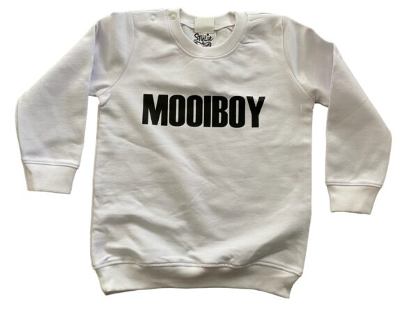 Sweater mooiboy wit