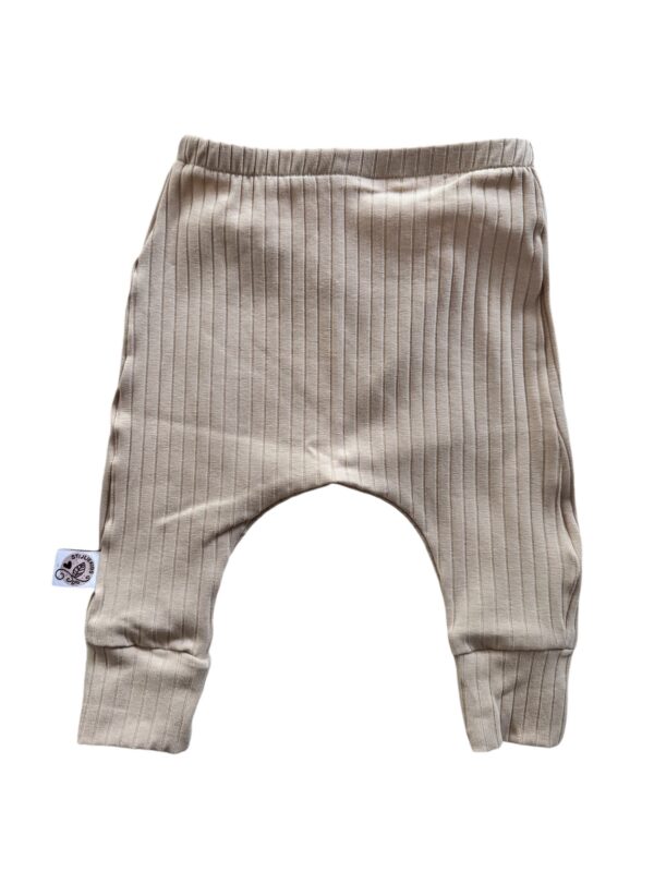 Baggy broekje rib beige