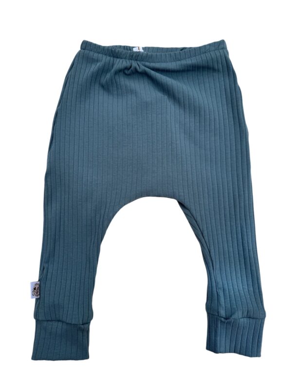 Baggy broekje rib blauw