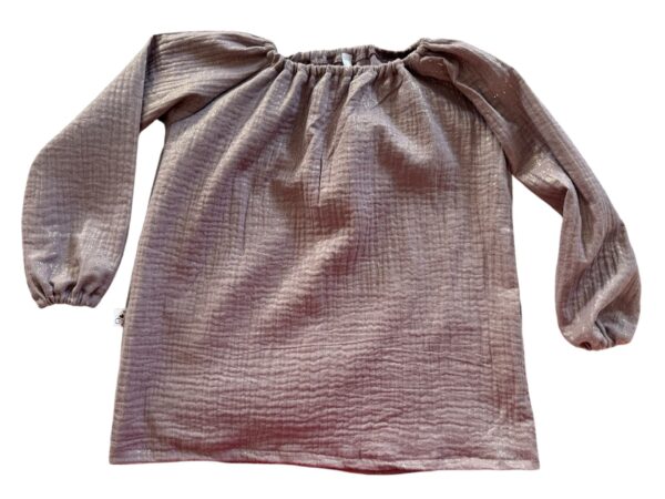 Tuniek mauve glitter goud