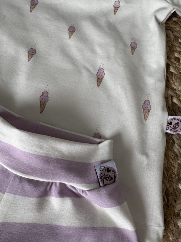 Short streep lila - Afbeelding 2