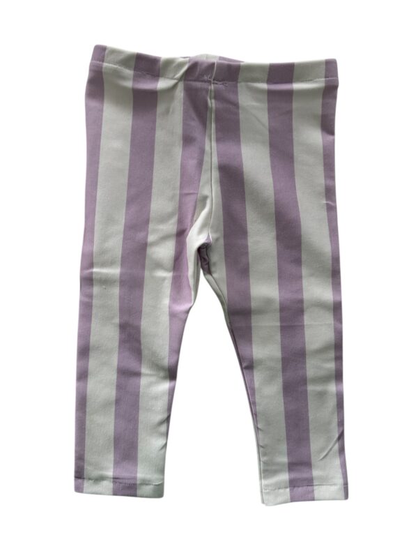 Legging streep lila