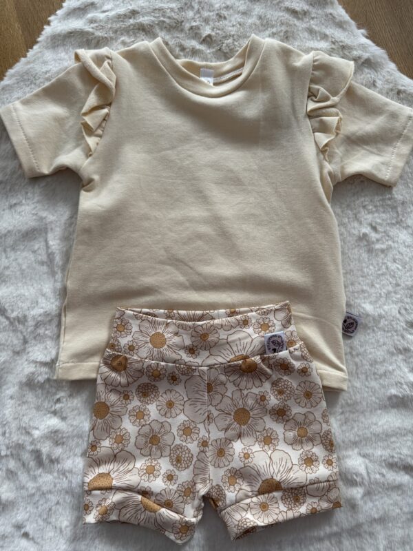 Short bloem beige - Afbeelding 2