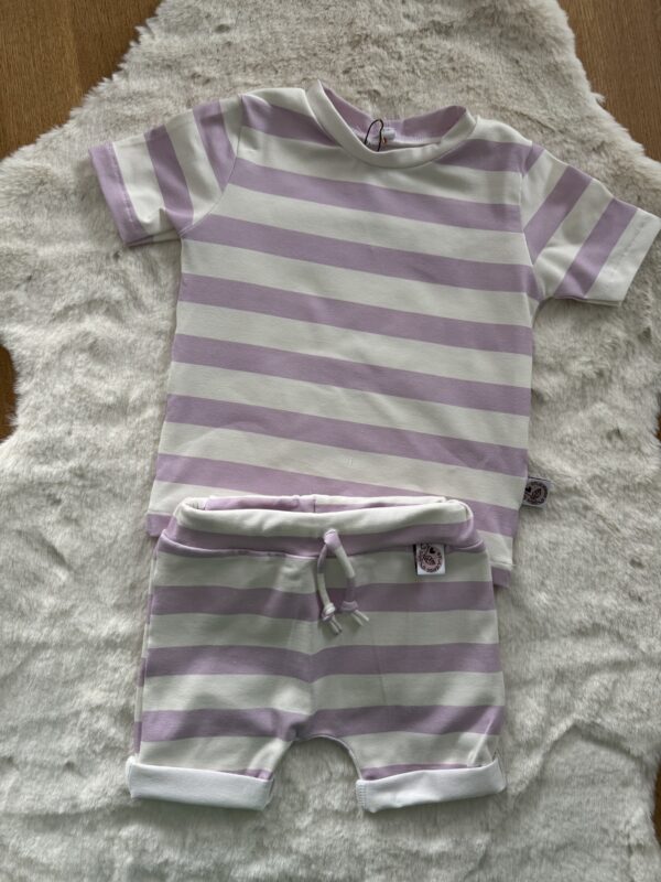 Short streep lila (jongens variant) - Afbeelding 2
