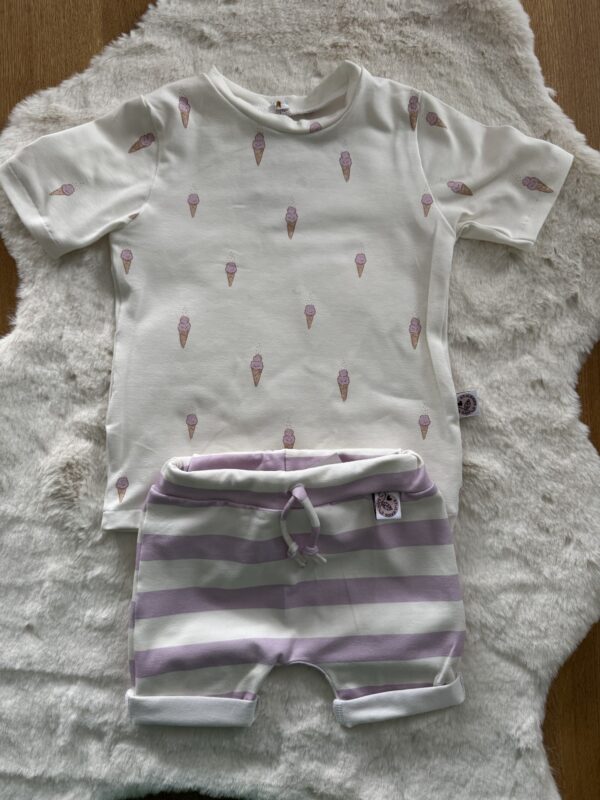 Short streep lila (jongens variant) - Afbeelding 3