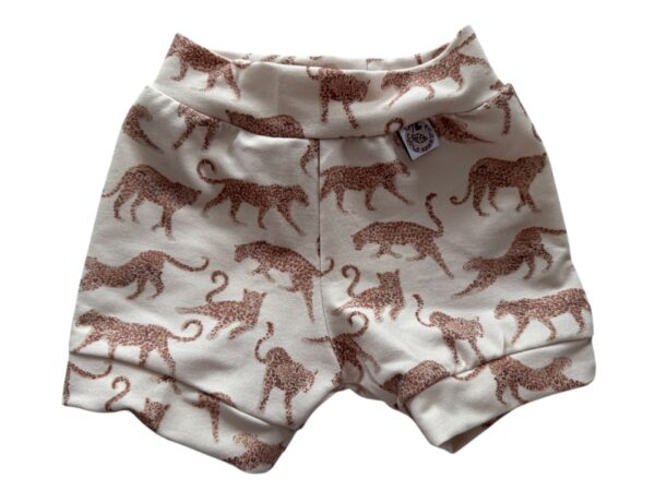 Short luipaard beige