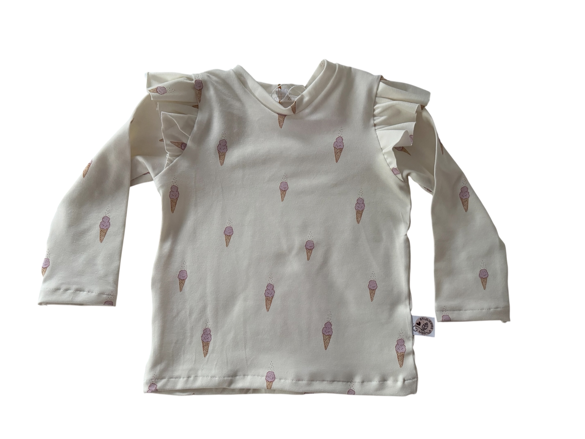 Ruffle shirt ice cream